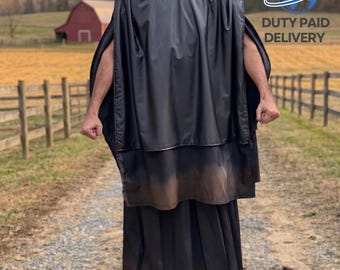 Disfraz de cosplay inspirado en el Acólito de Qimir / Atuendo Sith del lado oscuro / Ropa para fiestas de Halloween