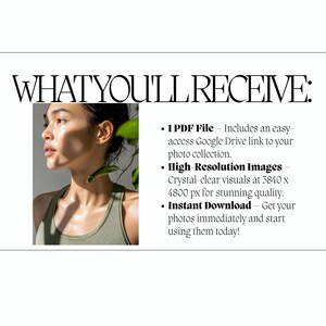 Health and Wellness Stock Photo Collection, MRR, PLR, Fitness Photos, Social Media Instagram Reel Cover, Lifestyle, Stock Images, Aesthetic image 6