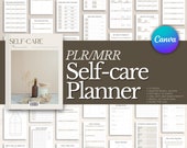 PLR Self care planner, Master Resell Rights, Plr planner, PLR Digital products, Resell Planner, Plr templates, MRR, Canva templates