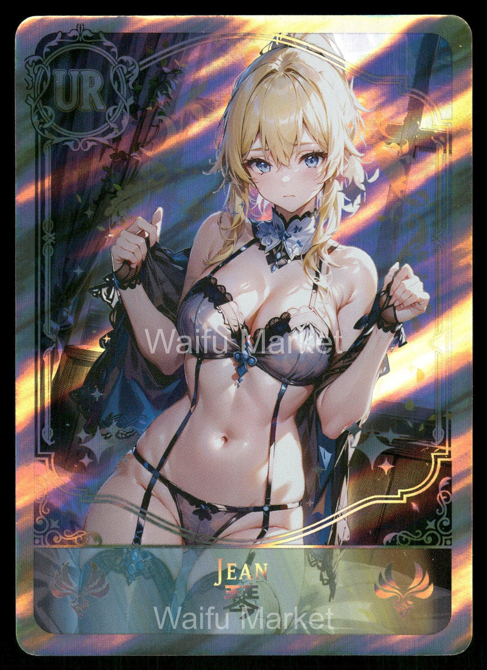 ecchi genshin impact jean from behind  Jean Genshin Impact Waifu Anime Card Field Center Cute Foil - Etsy Australia