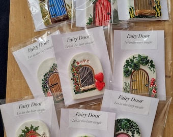 Fairy Doors, Handcrafted Clay doors for inside
