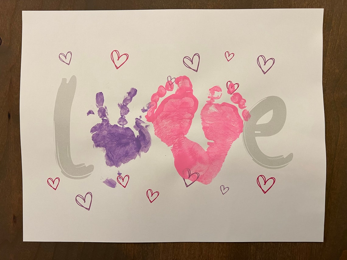 Valentine's Printable Craft Idea, Kid's Valentine Craft, Valentine Craft Template, Kid's ...