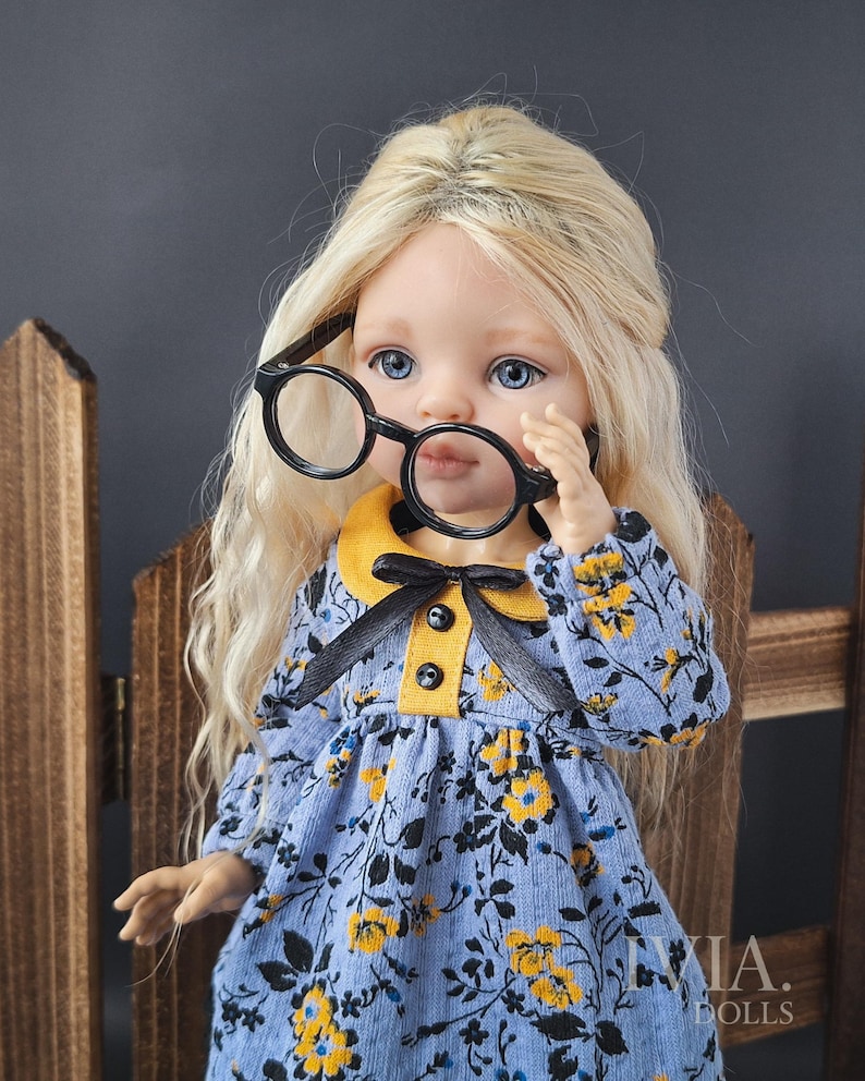 Paola Reina 13 inch doll outfit, Little Darling clothes, Diana Effner dress, Les Cherries clothing set Clothing set,glasses