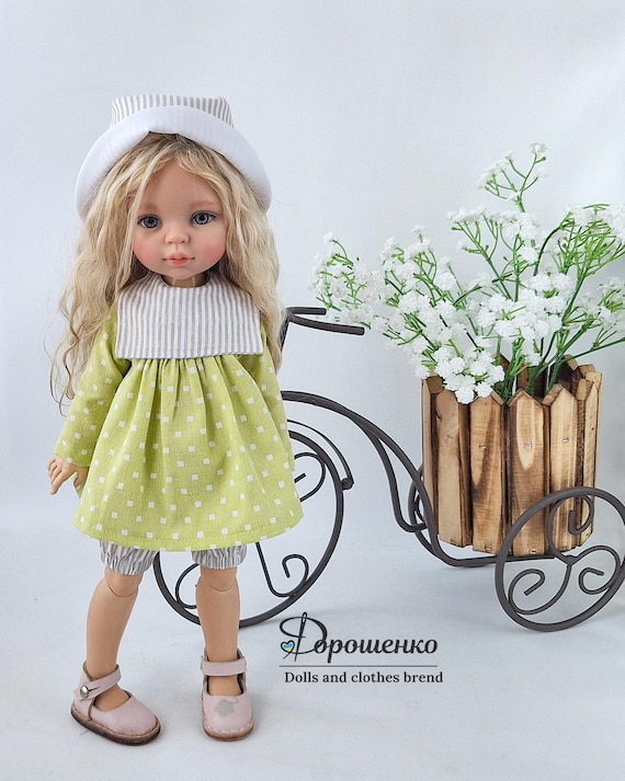 パオラ・レイナの衣装。13インチのドールドレス、リトル・ダーリンの服