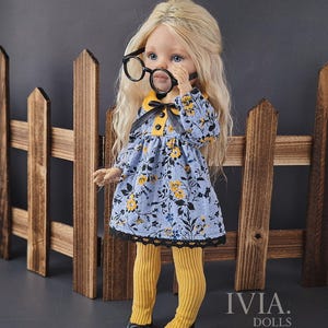 Paola Reina 13 inch doll outfit, Little Darling clothes, Diana Effner dress, Les Cherries clothing set image 2