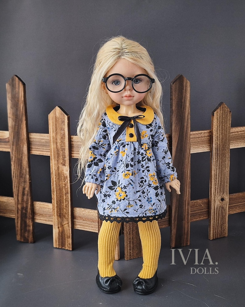 Paola Reina 13 inch doll outfit, Little Darling clothes, Diana Effner dress, Les Cherries clothing set image 1