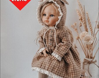Paola Reina outfit. Doll dress 13 inch, Little Darling clothes, Diana Effner, Meadow TWEENS 13"