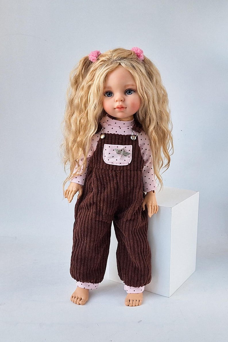 Patron PDF robe, manteau et bonnet pour poupée Paola Reina Las Amigas