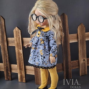 Paola Reina 13 inch doll outfit, Little Darling clothes, Diana Effner dress, Les Cherries clothing set image 3