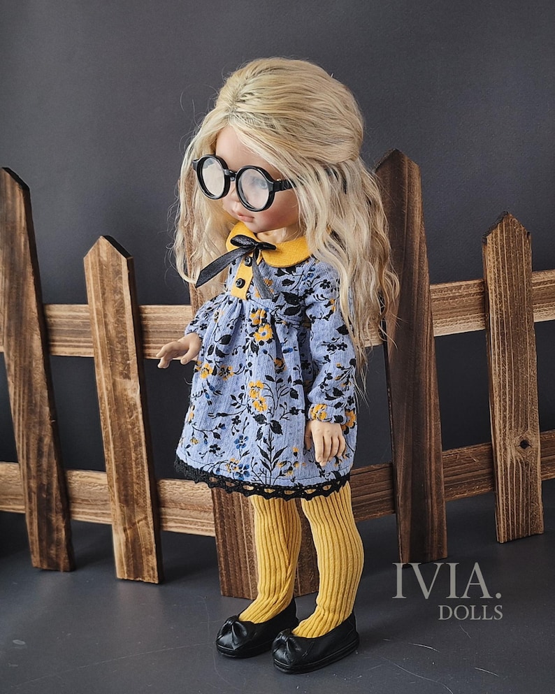 Paola Reina 13 inch doll outfit, Little Darling clothes, Diana Effner dress, Les Cherries clothing set image 3