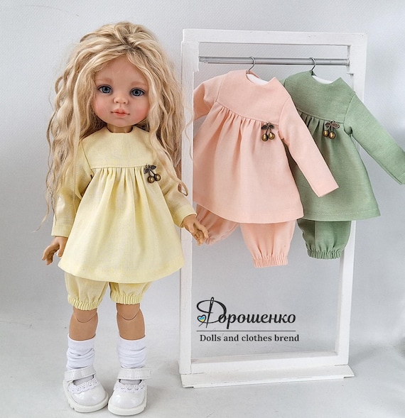 パオラドール　服 パオラ・レイナの衣装。13インチのドールドレス、リトル・ダーリンの服