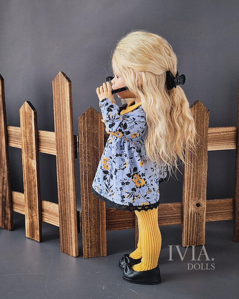 Paola Reina 13 inch doll outfit, Little Darling clothes, Diana Effner dress, Les Cherries clothing set image 4