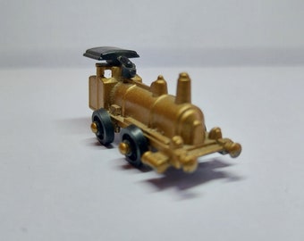1978 Vintage Kinder toy minifigure - Metal Western Locomotive (Italy 1886)