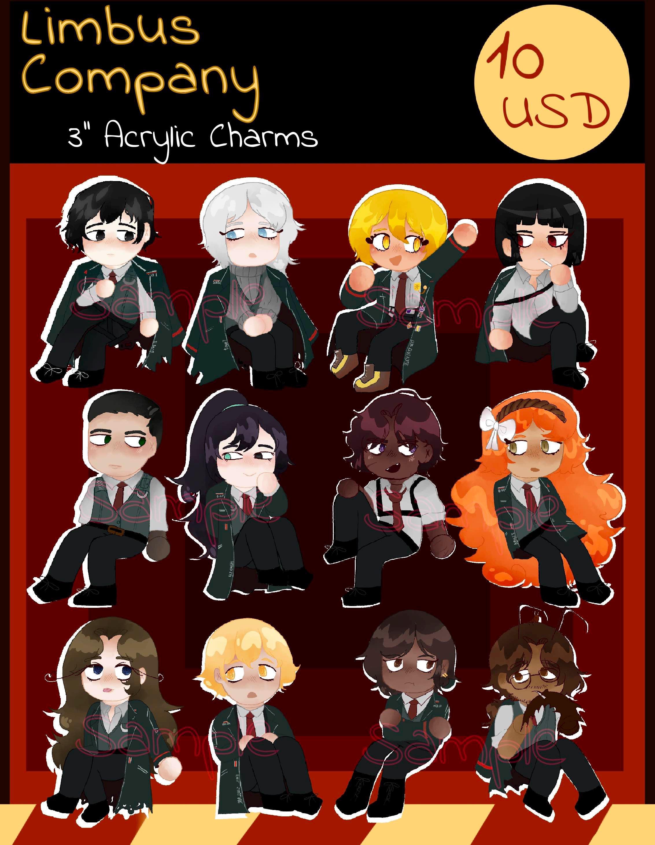 Limbus Company Acrylic Charms - Etsy