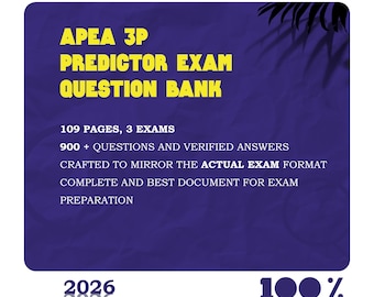 2026年 APEA 3P 予測試験問題集 完全学習ガイド。