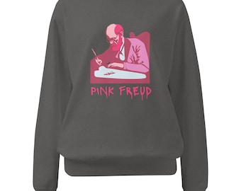 Różowa bluza Freud: zabawny prezent psychologiczny - Aloha Mental Health