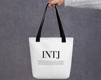 INTJ Myers-Briggs The Architect MBTI Tote Bag