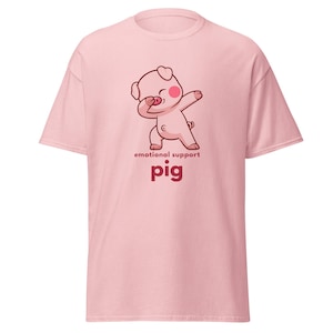 Emotional Support Pig Classic Graphic Tee