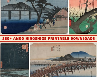 Estampes Ukiyo-e d'Ando Hiroshige | Plus de 280 estampes japonaises (Collection d'estampes numériques)