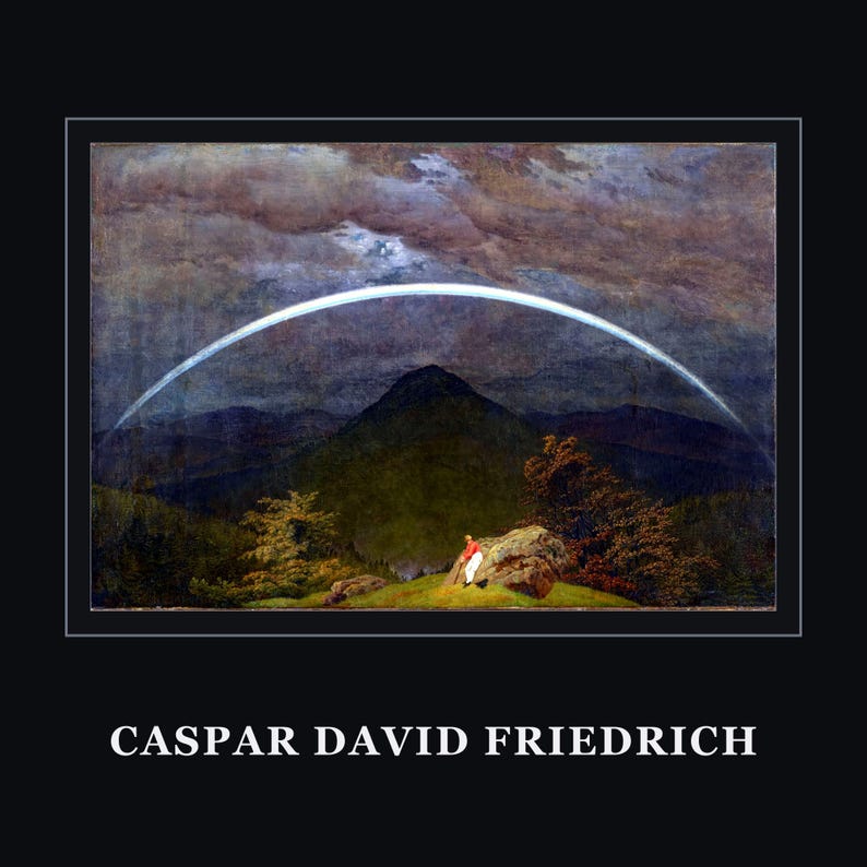 Coleção de Arte Caspar David Friedrich: 256 Obras de Arte Imprimíveis em Alta Resolução (Conjunto de Impressões Digitais) imagem 17