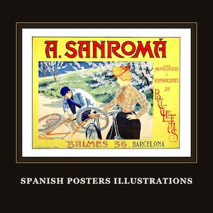700+ Vintage Spanish Poster Collection: Retro Art Prints (Digital Download) image 2