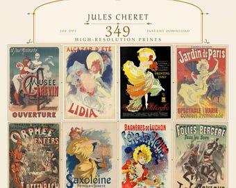 Art Nouveau Poster - Folies Bergere Poster - Cabaret Poster