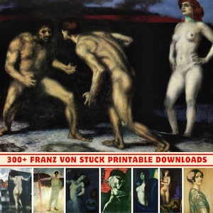 Franz von Stuck Art Collection: 300+ High-Res Symbolist Prints (Digital Download)