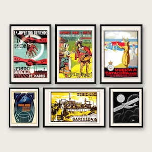 700+ Vintage Spanish Poster Collection: Retro Art Prints (Digital Download) image 11