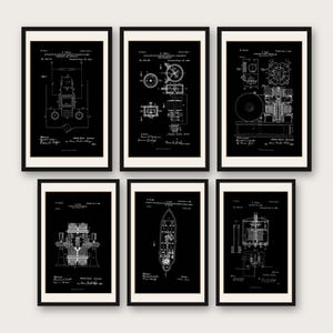 Nikola Tesla Patents Art Print Set | Engineering Inventions Decor (Digital Download) image 11