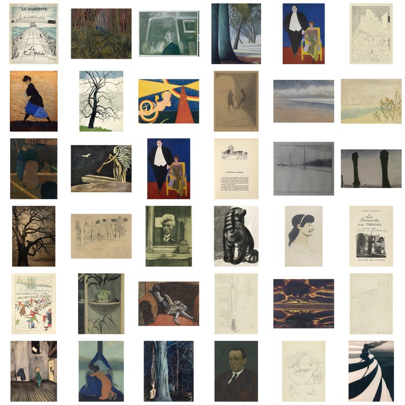 Leon Spilliaert Art Collection: 250+ High-Res Symbolist Paintings (Digital Print Set) image 10