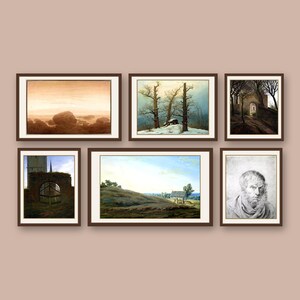 Coleção de Arte Caspar David Friedrich: 256 Obras de Arte Imprimíveis em Alta Resolução (Conjunto de Impressões Digitais) imagem 7