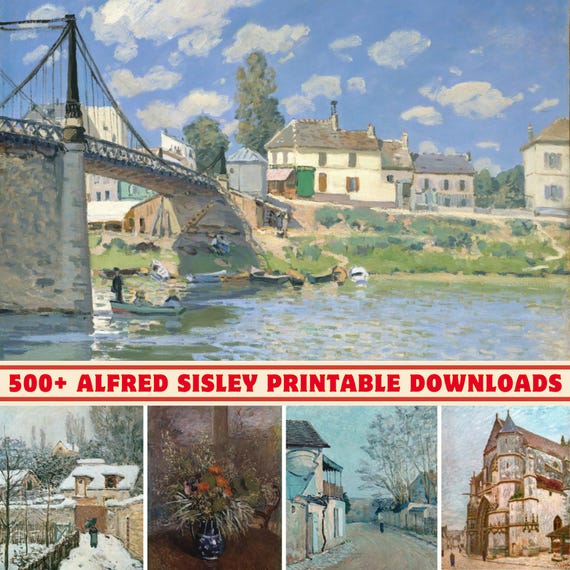 Alfred Sisley Art Collection: 500+ Impressionist Landscape Prints