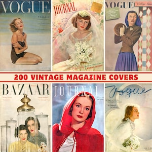 Vintage vogue magazine - Etsy 日本