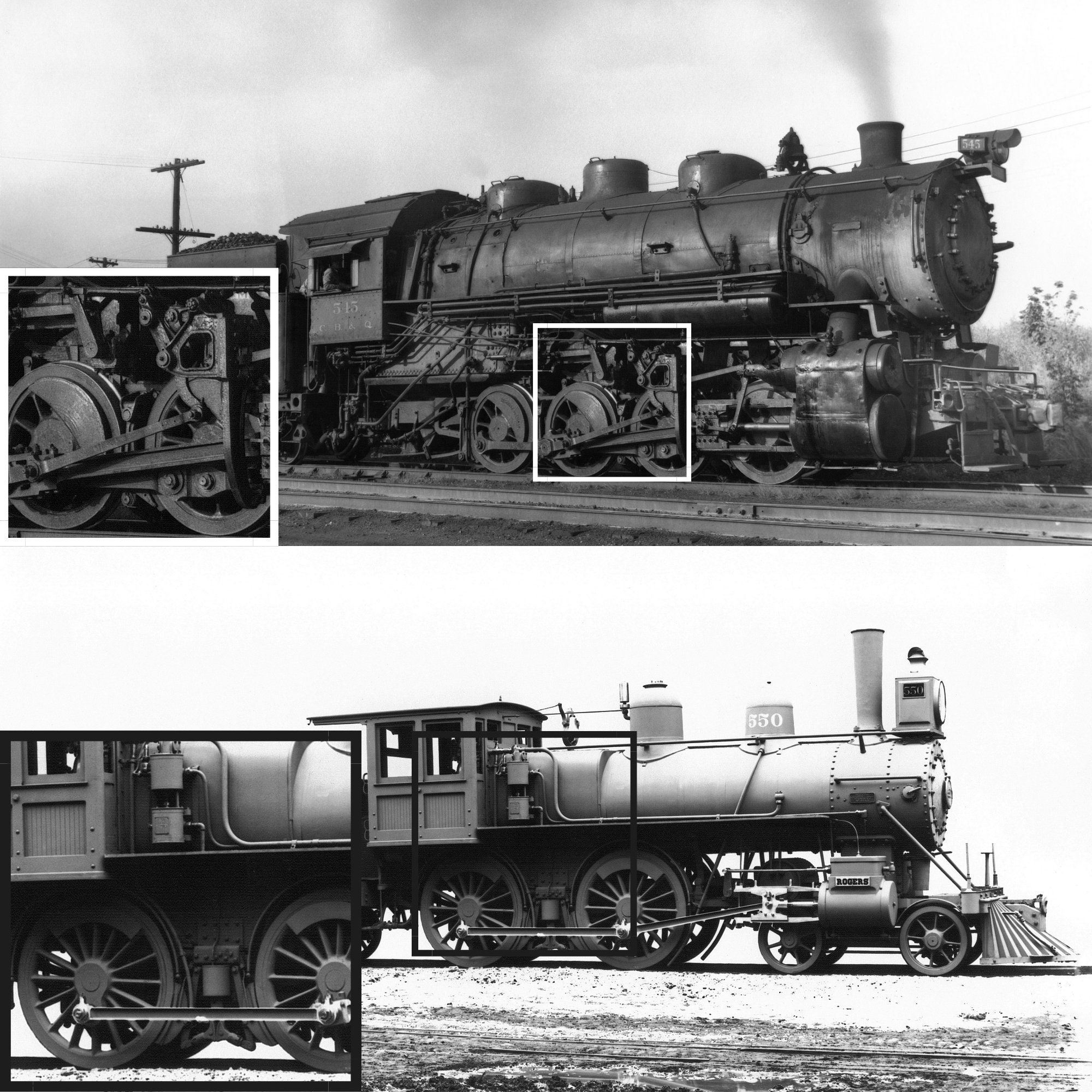 ヴィンテージ鉄道写真：450枚以上の高解像度鉄道画像（デジタル