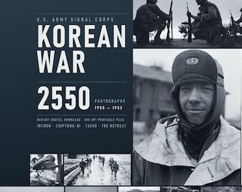 Korean War Photos: 2000+ Historical Military Images (300 DPI Printable)