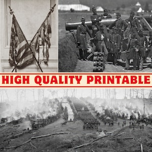 130 Civil War Photos - High-Quality, Printable Vintage Images Collection | Union Army |Civil War Military History