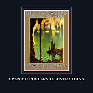 700+ Vintage Spanish Poster Collection: Retro Art Prints (Digital Download) image 19
