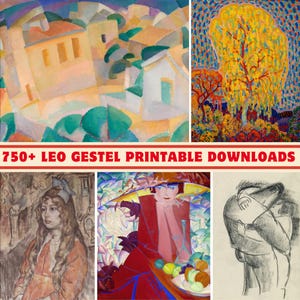 Leo Gestel Modernist Art Collection: 750+ High-Res Prints (Digital Download)
