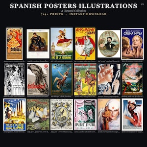 700+ Vintage Spanish Poster Collection: Retro Art Prints (Digital Download) image 14