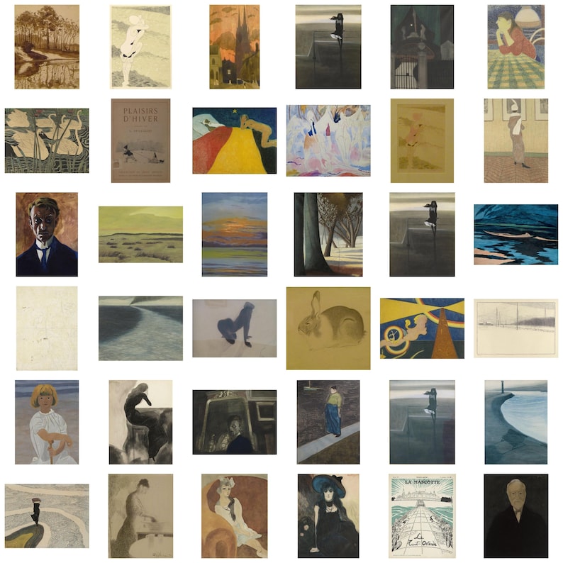 Leon Spilliaert Art Collection: 250+ High-Res Symbolist Paintings (Digital Print Set) image 8