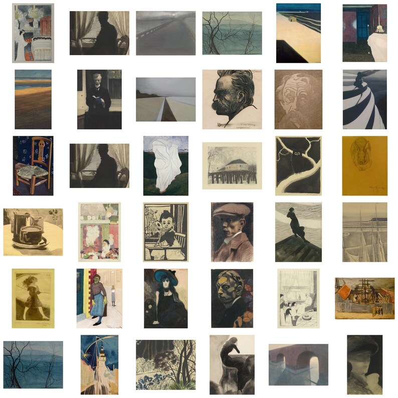 Leon Spilliaert Art Collection: 250+ High-Res Symbolist Paintings (Digital Print Set) image 9
