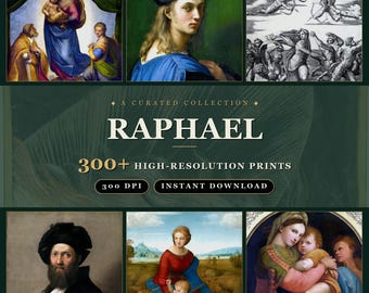Raphael Wall Art Bundle 300+ Renaissance Paintings Printable High Res Old Master Portraits