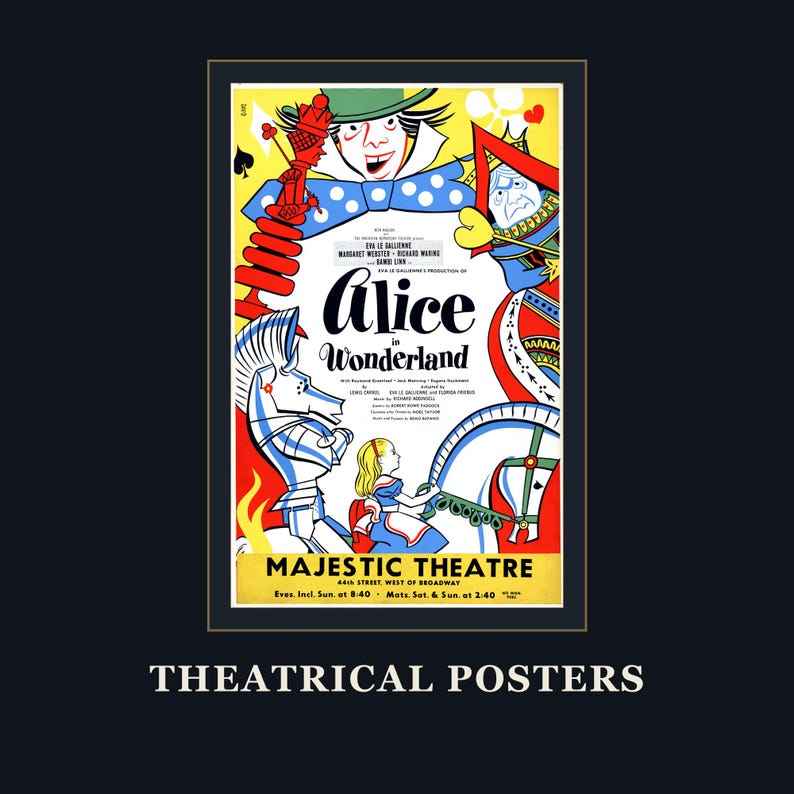 99 Vintage Theatrical Posters: Stage, Musical, Drama Art (300 DPI Printable) image 15