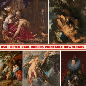 850+ Peter Paul Rubens Art Collection | 300 DPI Printable | Digital Print Set |High-Res Peter Paul Rubens Artworks and Paintings |Home Decor