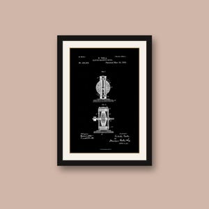 Nikola Tesla Patents Art Print Set | Engineering Inventions Decor (Digital Download) image 13