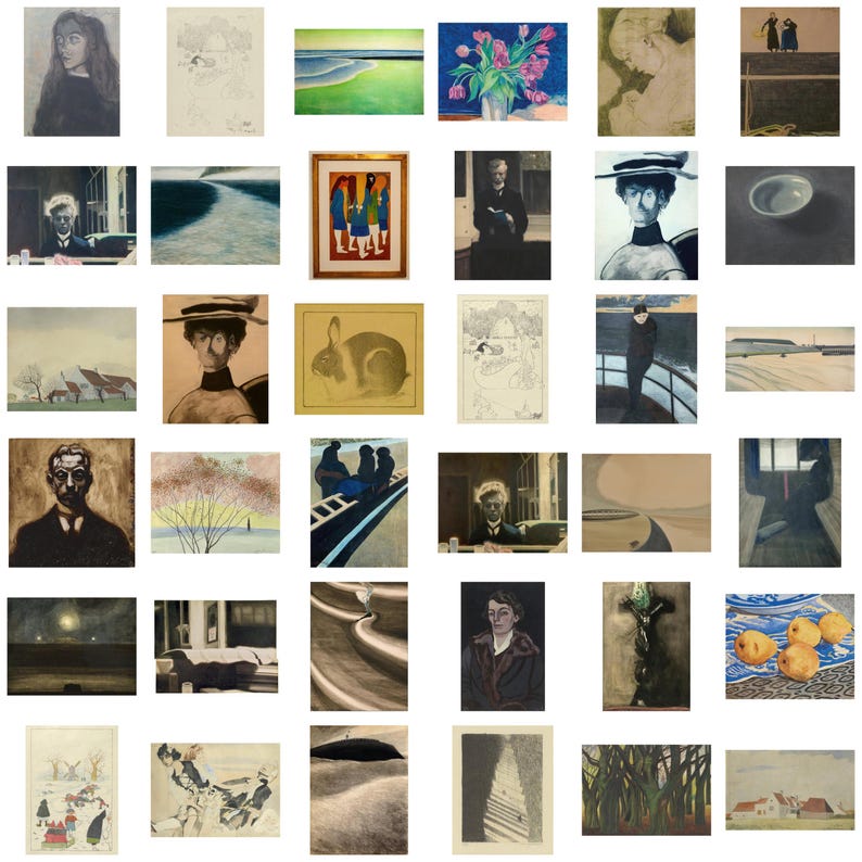 Leon Spilliaert Art Collection: 250+ High-Res Symbolist Paintings (Digital Print Set) image 3