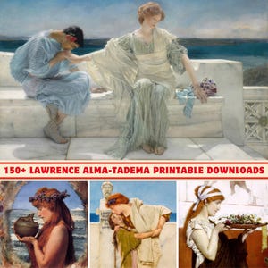 Lawrence Alma-Tadema Art Collection: 150+ High-Res Printable Paintings (Digital Print Set)