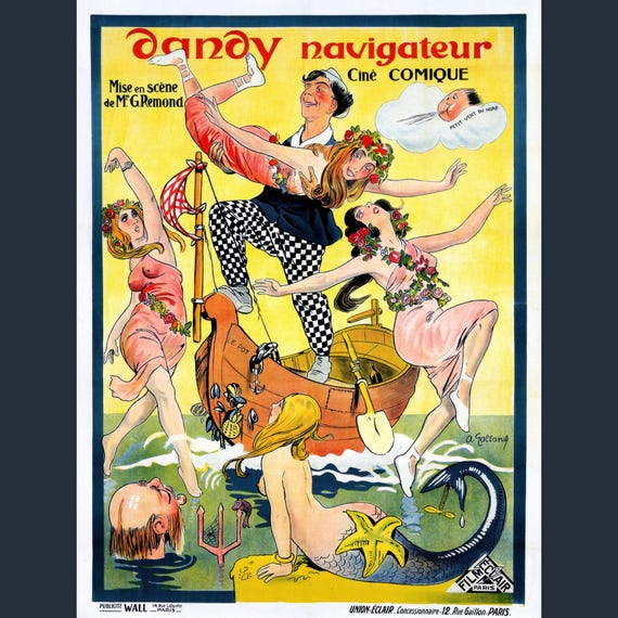 1910年から1965年までのクラシック映画ポスター650枚以上：レトロな