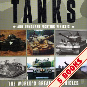 5 Tanks and Armoured Fighting Vehicles Books !| High Quality Photos and Illustrations with Detailed Informations|German Tanks|Panzer|Tiger 2