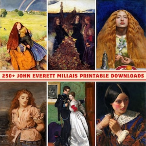 John Everett Millais Art Collection: 250+ High-Res Printable Paintings (Digital Print Set)
